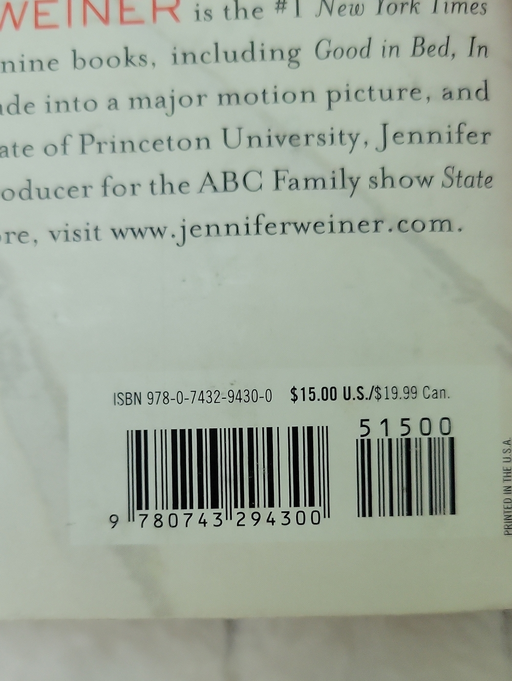 Best Friends Forever Book Jennifer Weiner - Picture 3 of 3